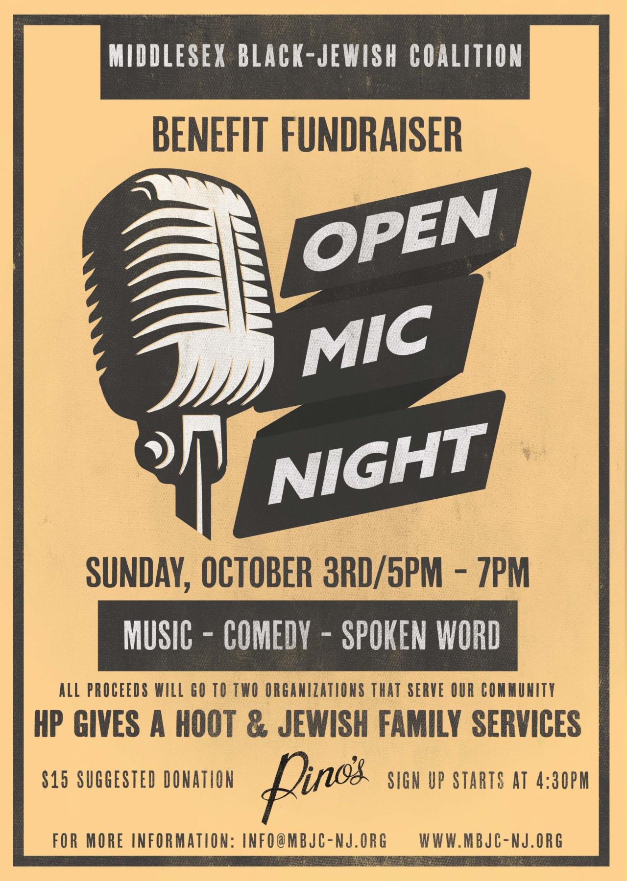 MBJC Open Mic Event