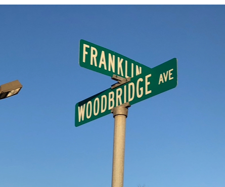 Woodbridge Ave street sign