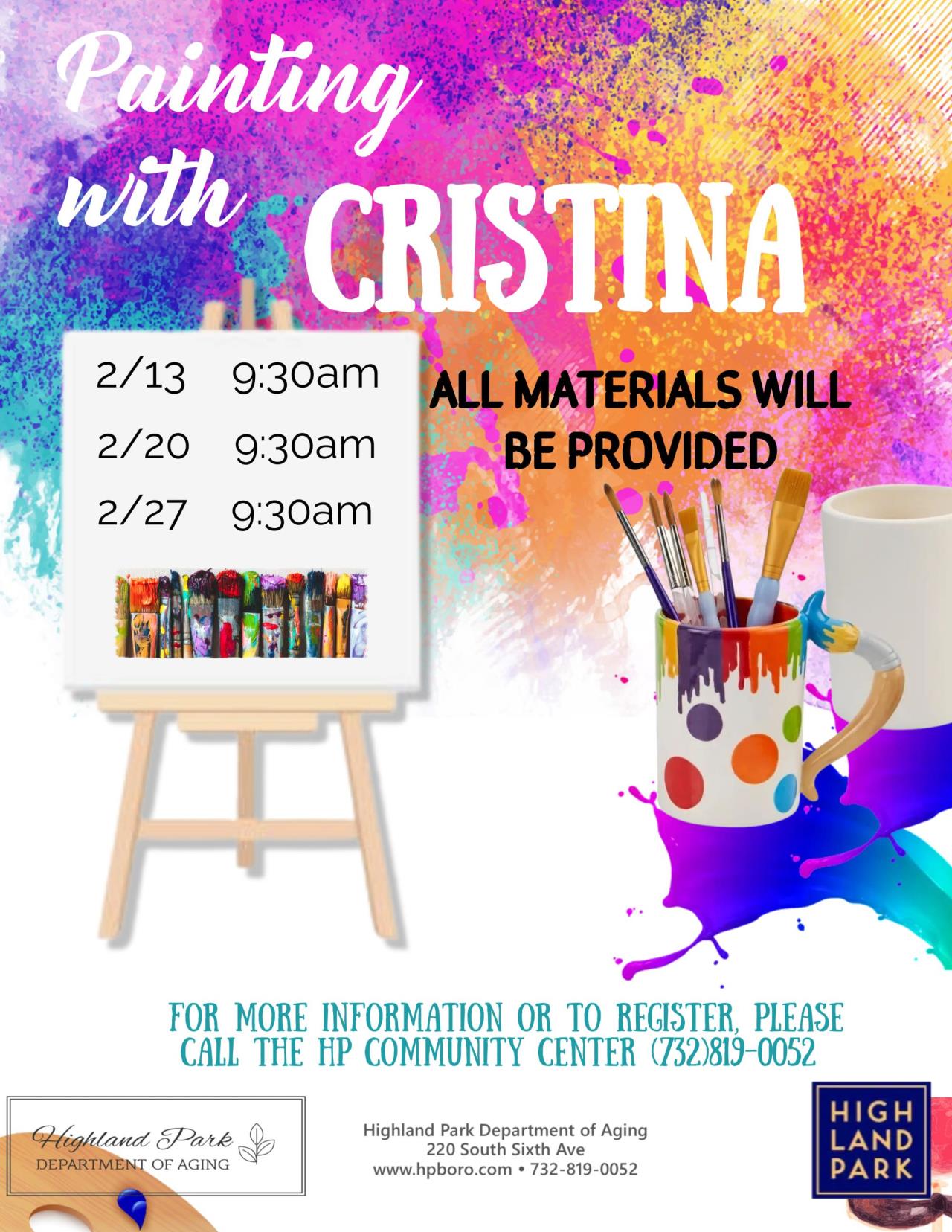 Painting with Cristina 2024