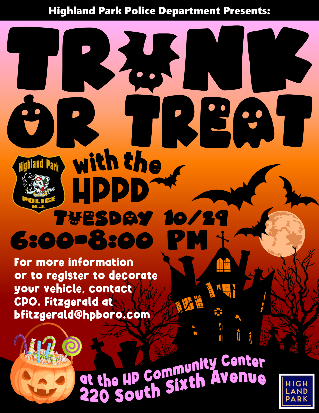 2024 HPPD TRUNK OR TREAT